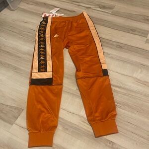 NWT KAPPA | Orange Jogger Pants